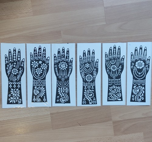 Mehndi design stickers - mehndi,