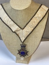 1910 Silver Masonic 31st Degree Star Chest Jewel, Rose Croix Order (C460)