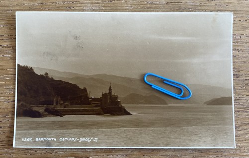 Barmouth estuary posted 1935 - barmouth,