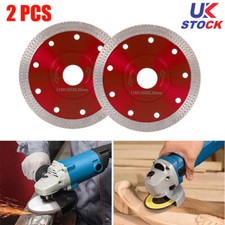 2x 115mm Diamond Cutting Discs