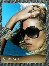 Vintage Original 2009 Vogue Magazine Versace Kate Moss Art Advert Mario Testino