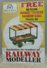 Wills Kit Market Traders Barrow Stall Plastic Kit - OO Gauge
