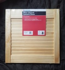 Wickes Brown Closed Louvre