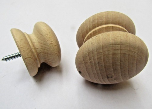 Screw wooden round - x, in