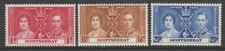 Montserrat 1937 Coronation set