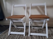 Seconique Solid Wood Folding Chairs Set Of 2