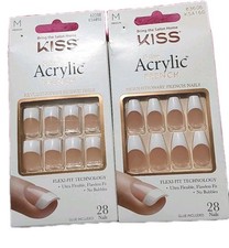 2 X Kiss Salon Acrylic Frrnch