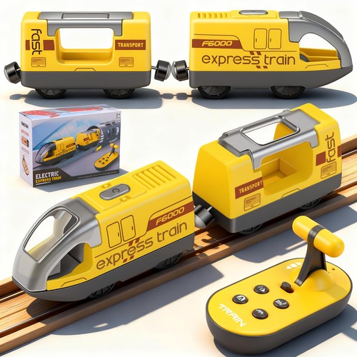 Electric train set motorised - electric,