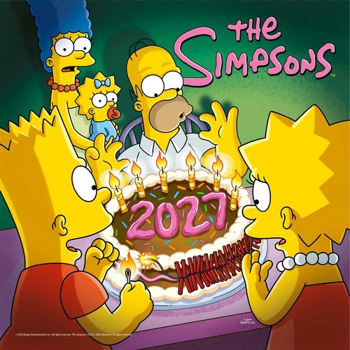 The simpsons calendar 2027 - the,