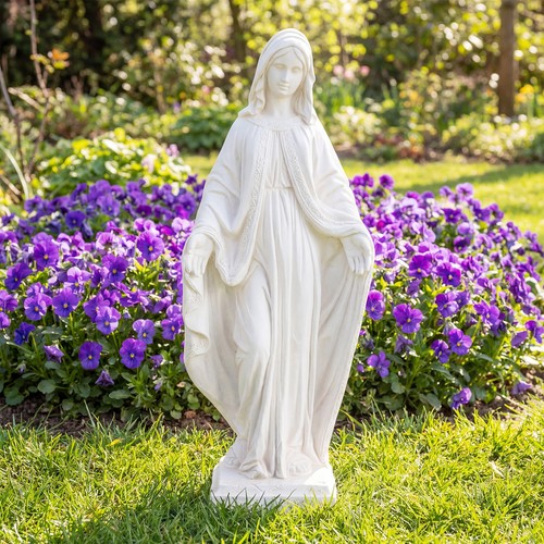 Mary garden statue - virgin,
