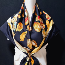 RARE VINTAGE HERMES Silk Scarf