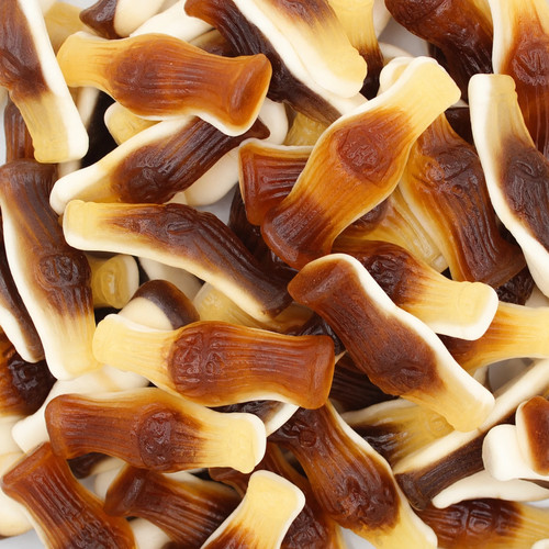 Jelly filled cola bottles - filled,