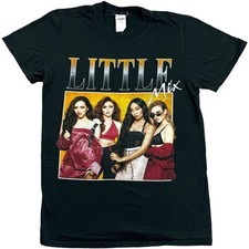 Little Mix T Shirt Small Black Graphic Girl Band T Shirt Gildan Tag Pop Music S