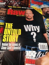WWF WWE RAW Magazine AUGUST
