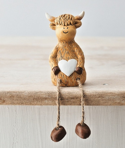 Highland cow shelf - shelf, sitter