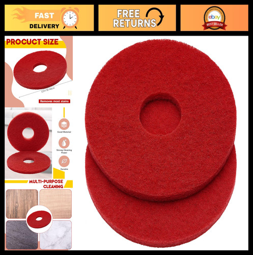 Red scrubbing pads - red,