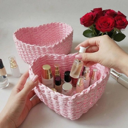 Heart shaped handwoven - 2x,