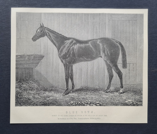 Antique 1882 horse racing - 1882,