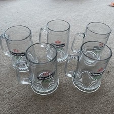 5x Vintage Heineken Tankard