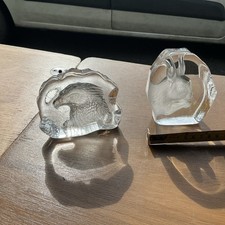 Glass Paperweights X2 One