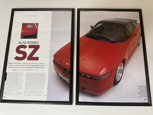 Framed original alfa - romeo, sz