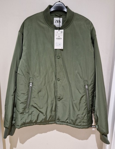 Zara men khaki bomber style - bomber,