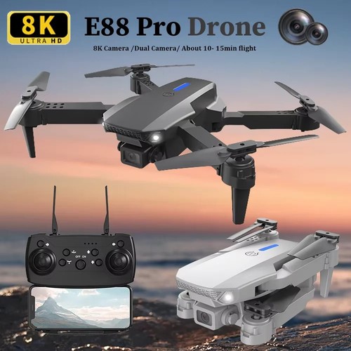 Foldable drone dual - 4k,