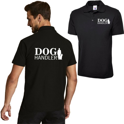 Dog handler left chest - dog,