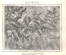 The Tatra. Slovakia. Sketch map 1885 old antique vintage plan chart