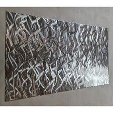 Modern abstract metal wall - , art