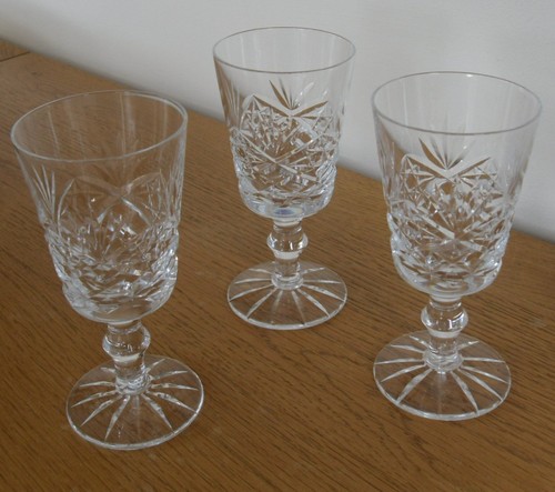 Cut crystal sherry - 3,