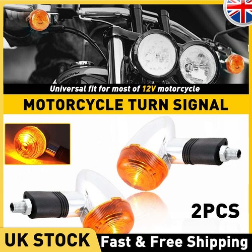 Chrome motorcycle led turn - 2x,