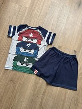 George Lego Ninjago summer shorts PJ pyjamas set night sleep wear boys 7-8yrs
