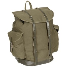 Max Traditional Model German Army Mountain Backpack Bag 30ltr OD Green Hiking