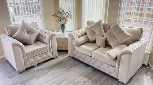 Brand new fabric settee sofas - brand, settee/sofas