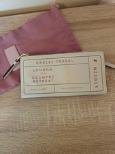Radley travel cream and orange