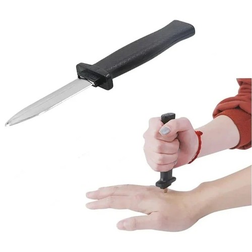 Retractable fake knife adult - retractable,