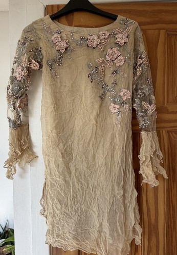 Sub rang piece chiffon beige - piece,