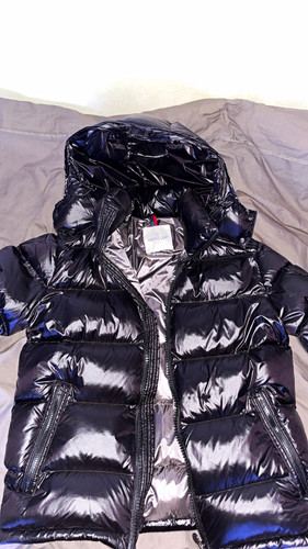Moncler maya black hooded - moncler,
