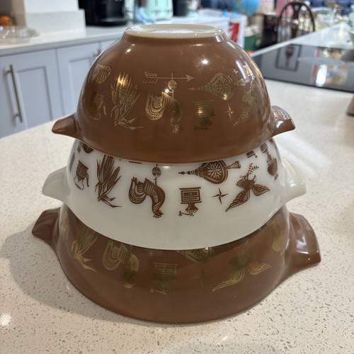 Vintage pyrex early american - pyrex,