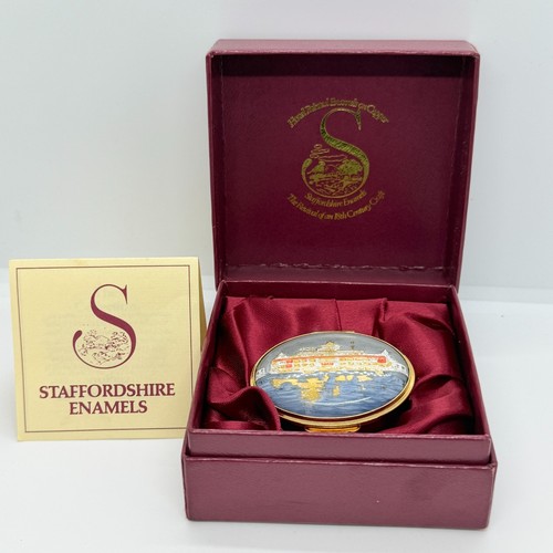 Staffordshire enamels trinket - staffordshire,