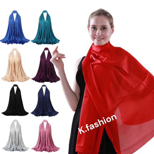 New satin shawl wrap - new,
