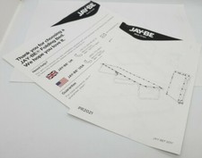 INSTRUCTION MANUAL & GUARANTEE CARD for a JAY-BE PR2021 Folding Single Guest Bed