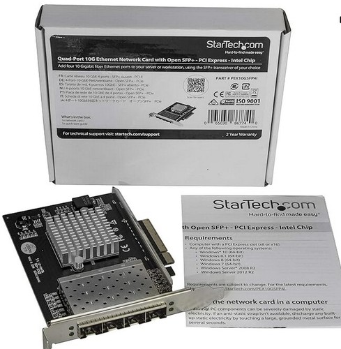 Startech quad port 10g - 10g, sfp+