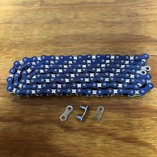  BICYCLE BMX CHAIN FOR 20 INCH BIKES SCHWINN OTHERS NOS BLUE