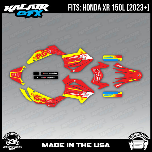 Graphics decal kit - decal, honda