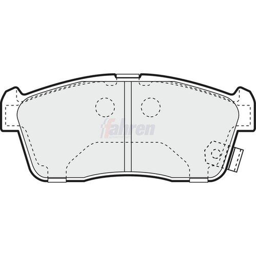 Brake pads set for - set, suzuki