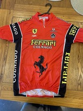 Vintage Trifemme Colnago Ferrari Cycling Jersey Italy Small Men's