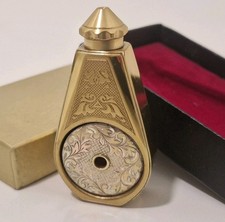 Beautiful Vintage French Marcel Franck Brass Perfume Atomizer 1940's Paris Boxed