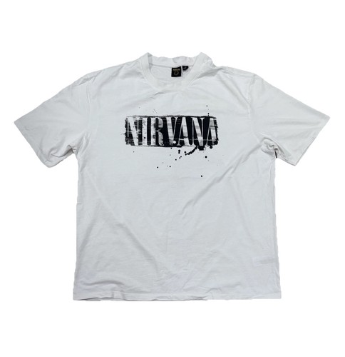 Nirvana shirt men xl - men's, white
